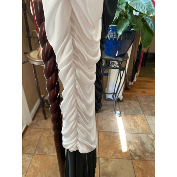 Women's vintage David Rose Black and White Dress Size 12 - Picture 9 of 11